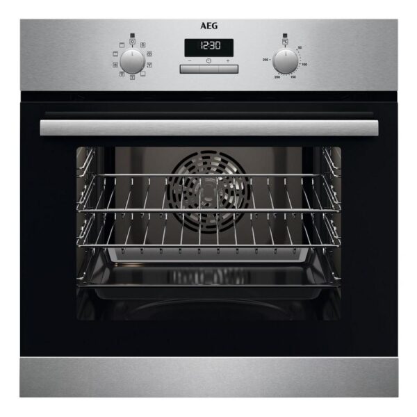 kitchbuy BCX23101EM 59.4cm Built In Electric Single Oven - Stainless