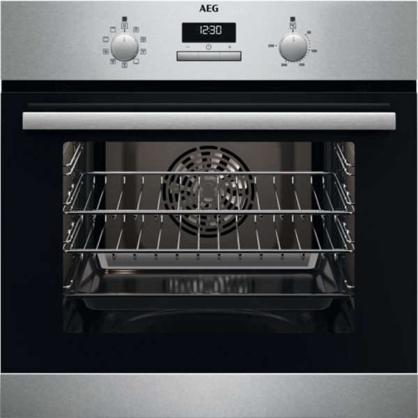 kitchbuy BCX23101EM 59.4cm Built In Electric Single Oven - Stainless - Image 2